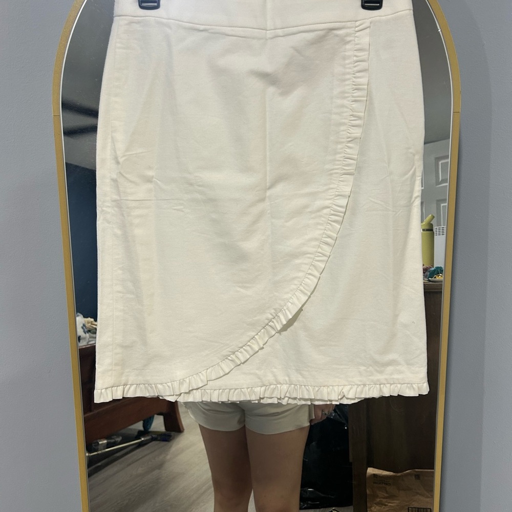 J.Crew Cream skirt